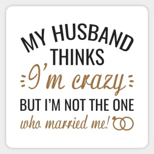 Who Married Me Sticker